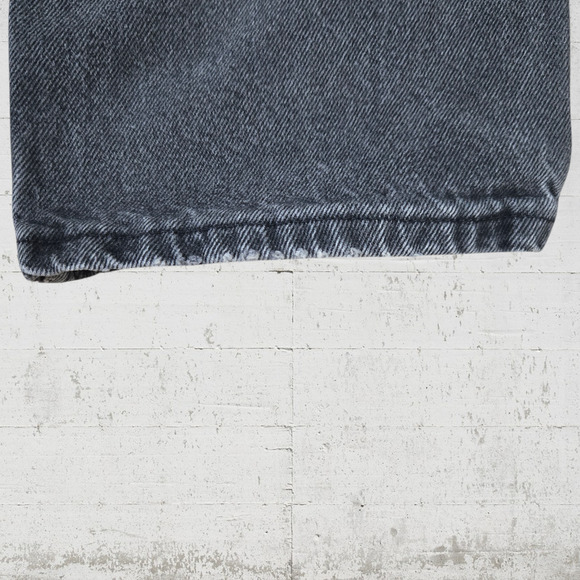 90s Vintage Rustler Washed Black Mid Rise Classic Straight Jeans Size 32 x 30 - Picture 8 of 9